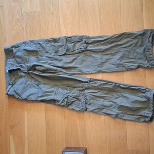 Dark green cargo pants